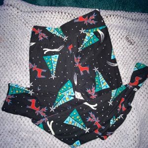 girls christmas leggings